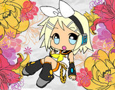 Dibujo Rin Kagamine pintado por Rin777