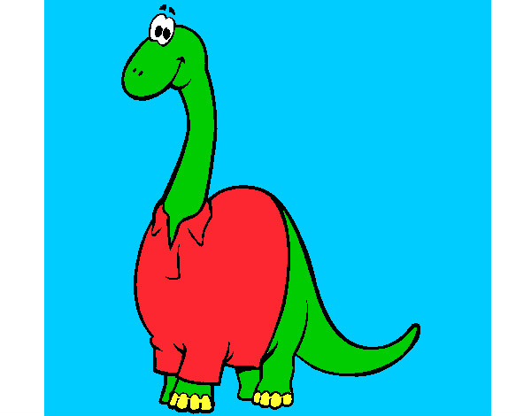 Diplodocus con camisa