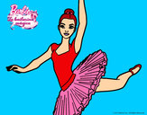 Dibujo Barbie en segundo arabesque pintado por Marta05