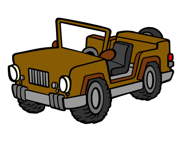 Dibujo Jeep pintado por Mflb2109
