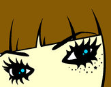 Dibujo Ojos Emo pintado por lilia777