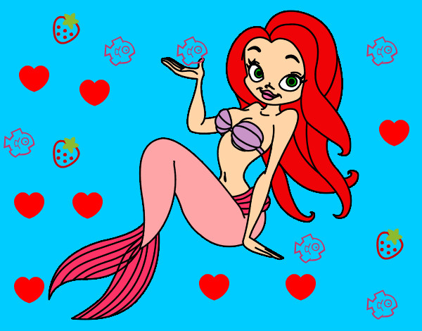 Dibujo Sirena sexy pintado por Huri