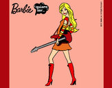 Dibujo Barbie la rockera pintado por Dako