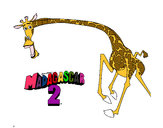 Dibujo Madagascar 2 Melman 2 pintado por nikolahide