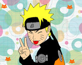 Dibujo Naruto sacando lengua pintado por vianey11