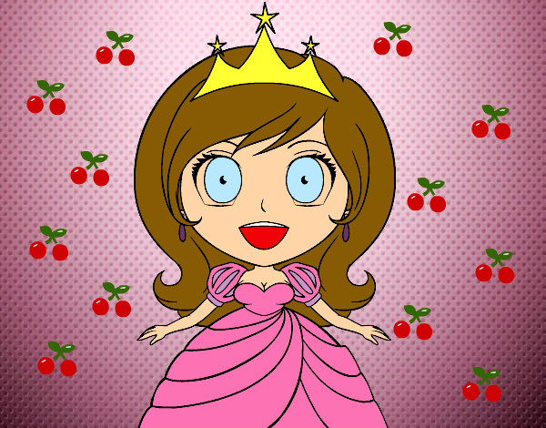 Dibujo Princesa sorprendida pintado por nnnnnn