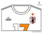 Dibujo Camiseta del mundial de fútbol 2014 de Japón pintado por FerVm