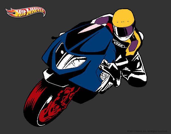 Dibujo Hot Wheels Ducati 1098R pintado por breyton