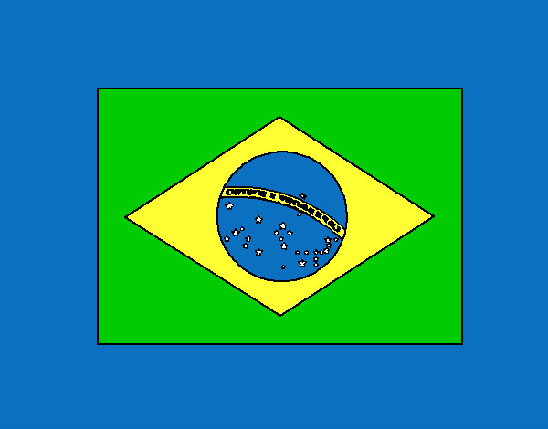Dibujo Brasil pintado por finncat