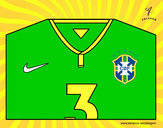Dibujo Camiseta del mundial de fútbol 2014 de Brasil pintado por finncat