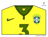 Dibujo Camiseta del mundial de fútbol 2014 de Brasil pintado por sofiangy
