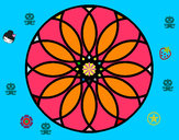 Dibujo Mandala 38 pintado por Floritere