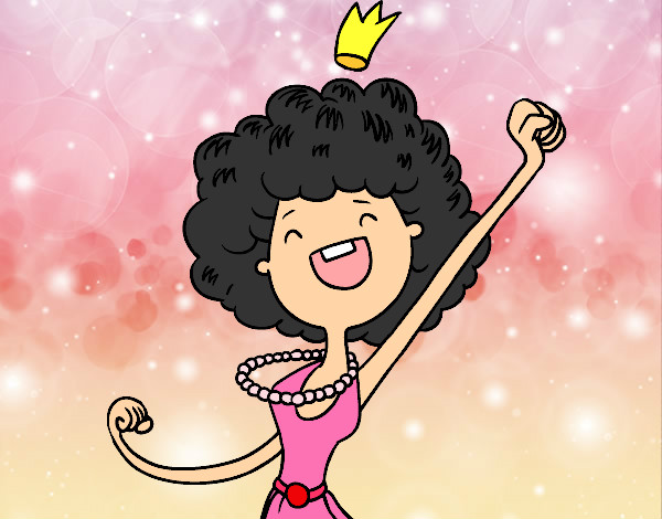 Dibujo Princesa triunfal pintado por Anabella81