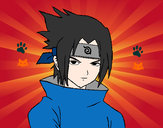 Dibujo Sasuke enfadado pintado por johan03