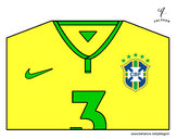 Dibujo Camiseta del mundial de fútbol 2014 de Brasil pintado por rubend