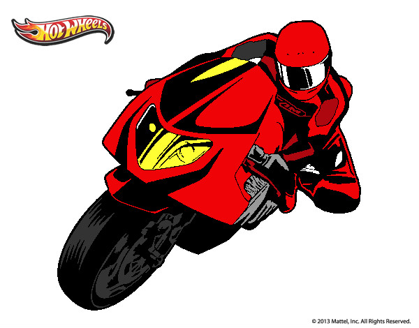 Dibujo Hot Wheels Ducati 1098R pintado por breyton