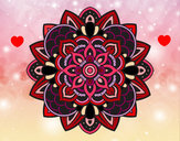 Dibujo Mandala decorativa pintado por Dako