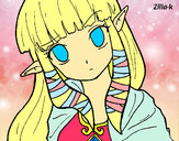 Dibujo Princesa Zelda pintado por Hera