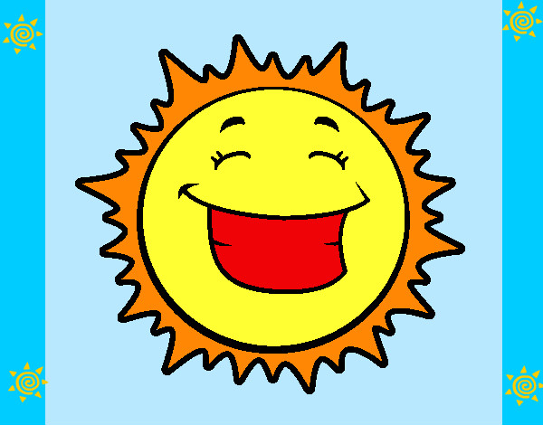 Dibujo Sol sonriendo pintado por Luciagm