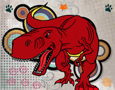 Dibujo Tiranosaurio Rex enfadado pintado por yahir123