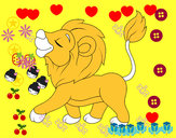 Dibujo Cachorro de león pintado por SantiagoC