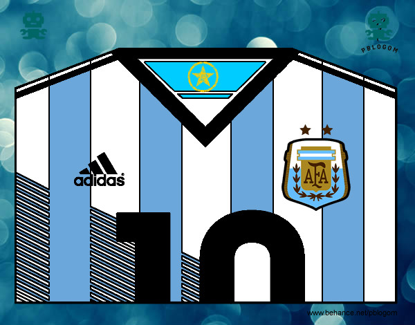 Camiseta del mundial de fútbol 2014 de Argentina