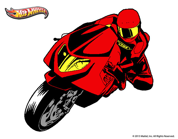 Dibujo Hot Wheels Ducati 1098R pintado por josealej04