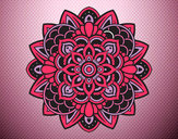 Dibujo Mandala decorativa pintado por camila603