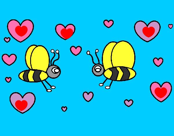 Abejas enamoradas