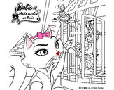 Dibujo La gata de Barbie descubre a las hadas pintado por tazsilup