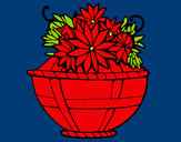 Dibujo Cesta de flores 11 pintado por amalia