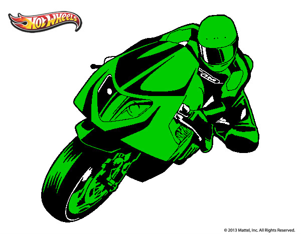 Dibujo Hot Wheels Ducati 1098R pintado por cangrecito