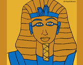 Dibujo Tutankamon pintado por gaeloto