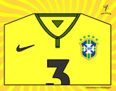 Dibujo Camiseta del mundial de fútbol 2014 de Brasil pintado por Antonio634