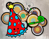 Dibujo Sombrero de fiesta pintado por Pipia