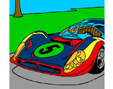 Dibujo Automóvil número 5 pintado por xavip