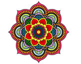 Dibujo Mandala flor oriental pintado por YbselHoran