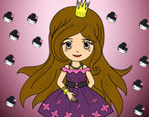 Dibujo Princesa primavera pintado por miley15