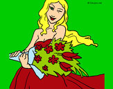 Dibujo Ramo de flores 2 pintado por amalia