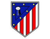 Dibujo Escudo del Club Atlético de Madrid pintado por matro777