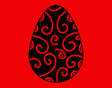Dibujo Huevo decorado pintado por amalia