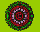 Dibujo Mandala étnica pintado por carmencepe
