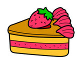 Dibujo Tarta de fresas pintado por Minions