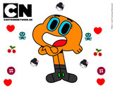 Dibujo Darwin de Gumball pintado por alidam