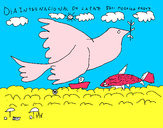 Dibujo Día Internacional de la Paz pintado por agusce