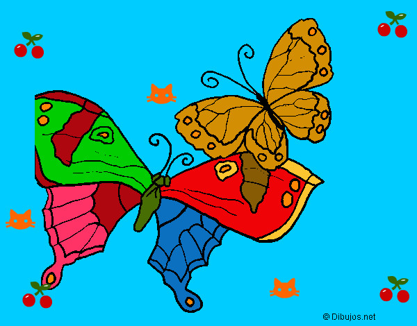 Dibujo Mariposas pintado por marelus