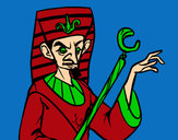 Dibujo Faraón enfadado pintado por amalia