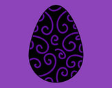 Dibujo Huevo decorado pintado por amalia