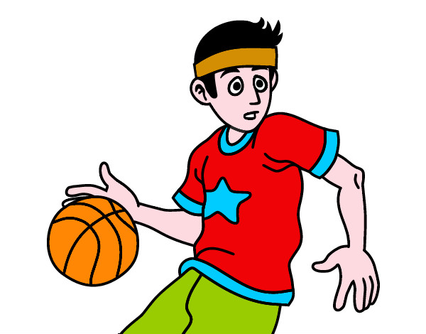 Dibujo Jugador de básquet junior pintado por murano