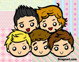 Dibujo One Direction 2 pintado por Magnus1564